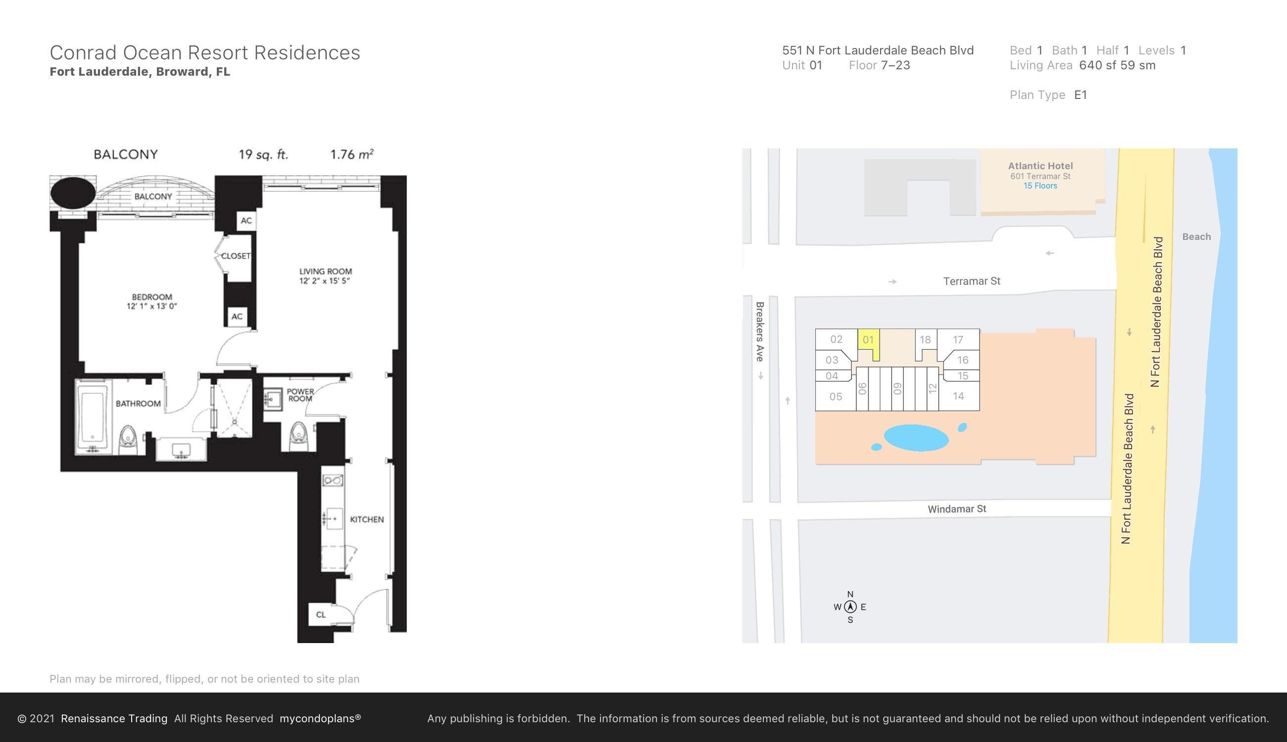 551 N Fort Lauderdale Bch Blvd #R1801 Fort Lauderdale, FL 33304