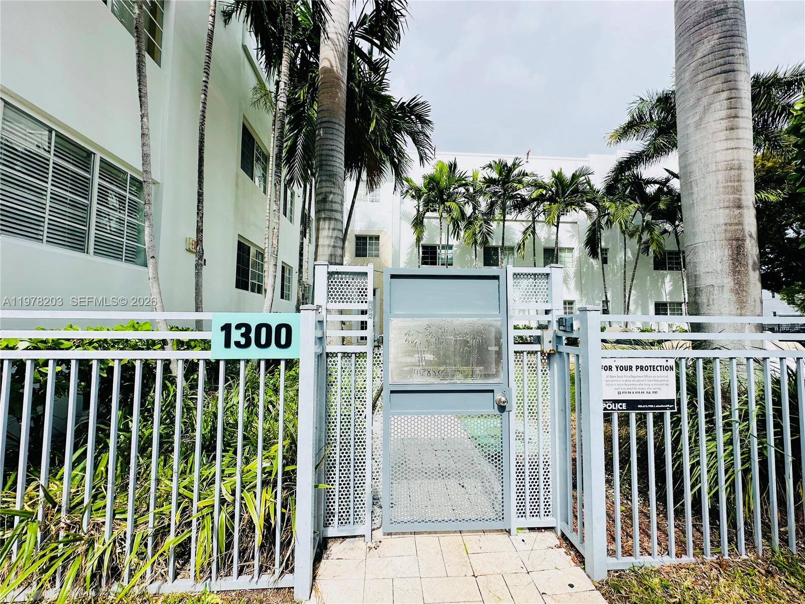 1300 Pennsylvania Ave #109 Miami Beach, FL 33139