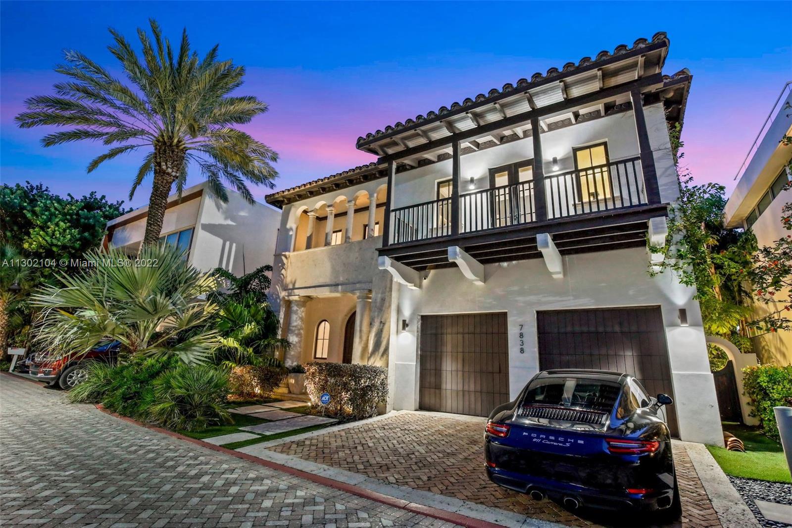 7838 Atlantic Way, Miami Beach MLS A11302104 For Sale