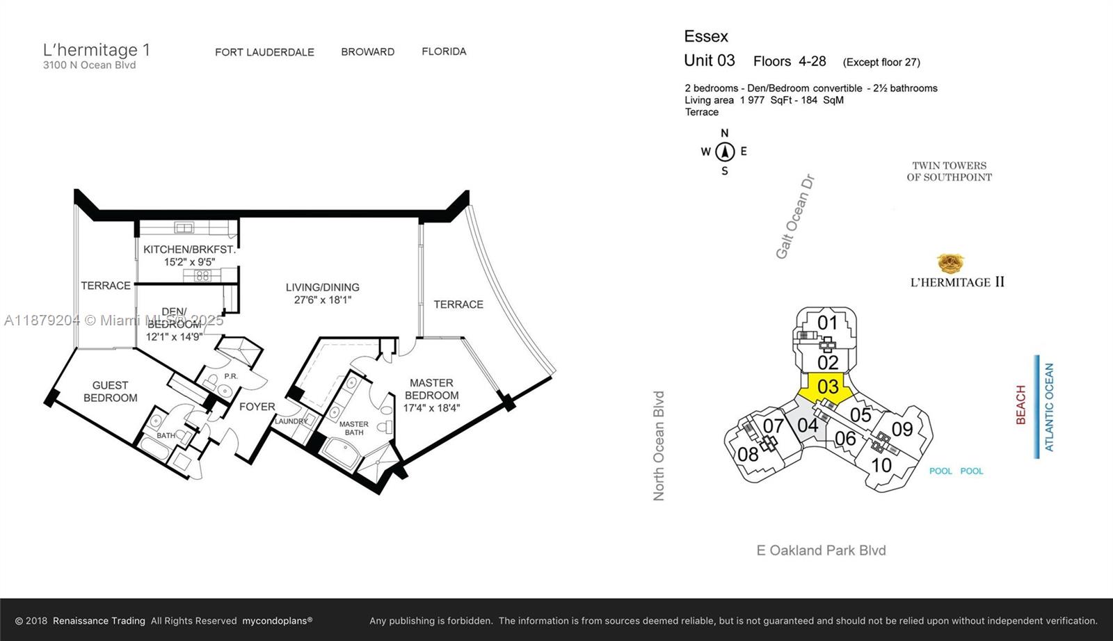 3100 N Ocean Blvd #803 Fort Lauderdale, FL 33308