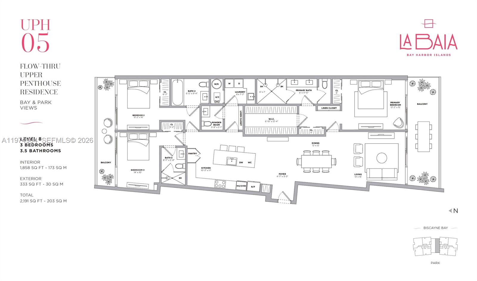 9201 E Bay Hbr Dr #UPH05 Bay Harbor Islands, FL 33154