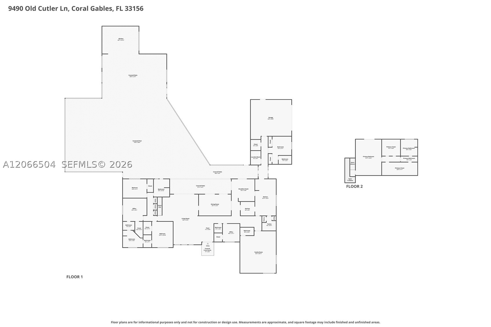 9490 Old Cutler Ln Coral Gables, FL 33156