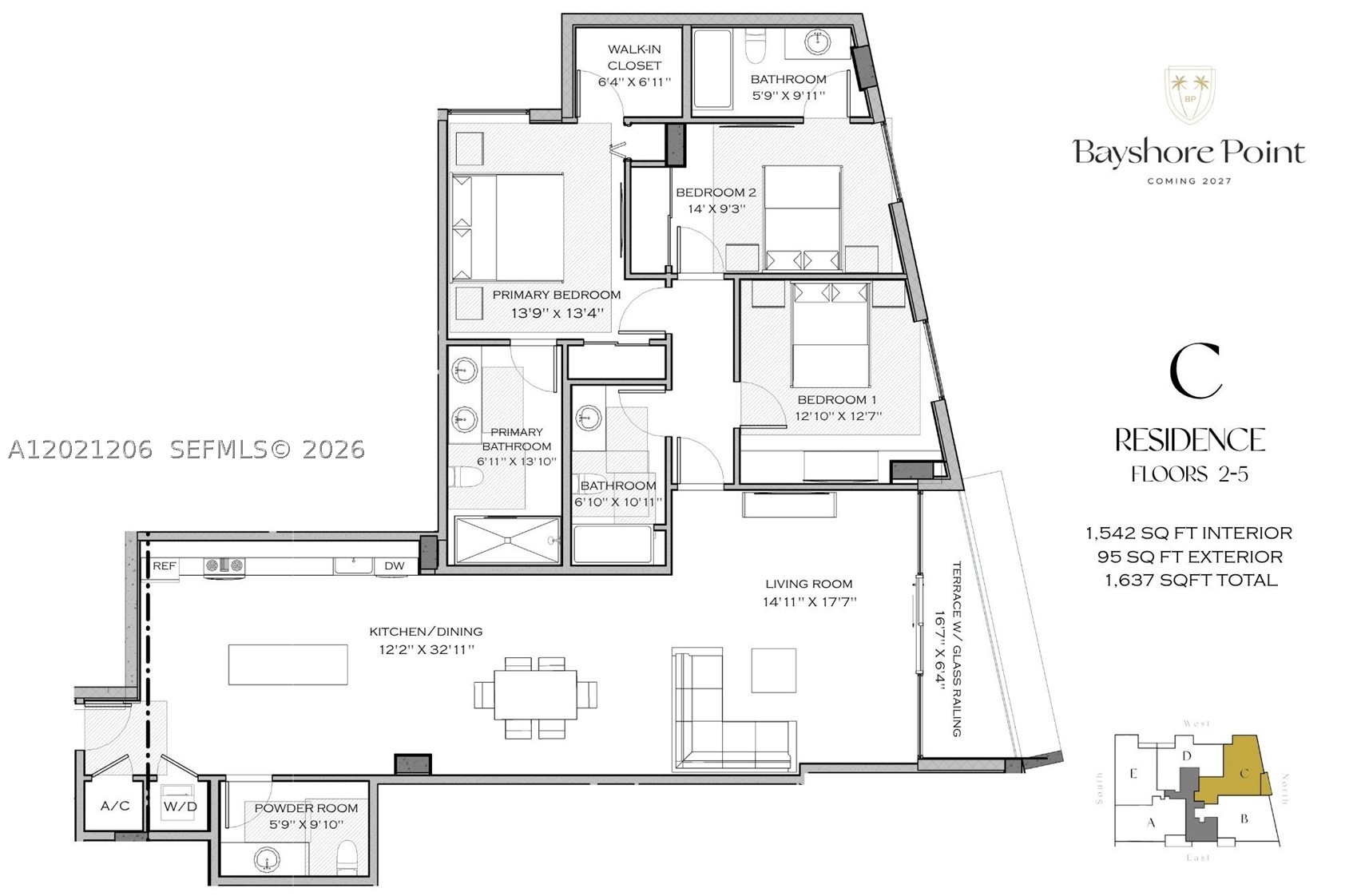 7860 NE Bayshore Ct #2C Miami, FL 33138