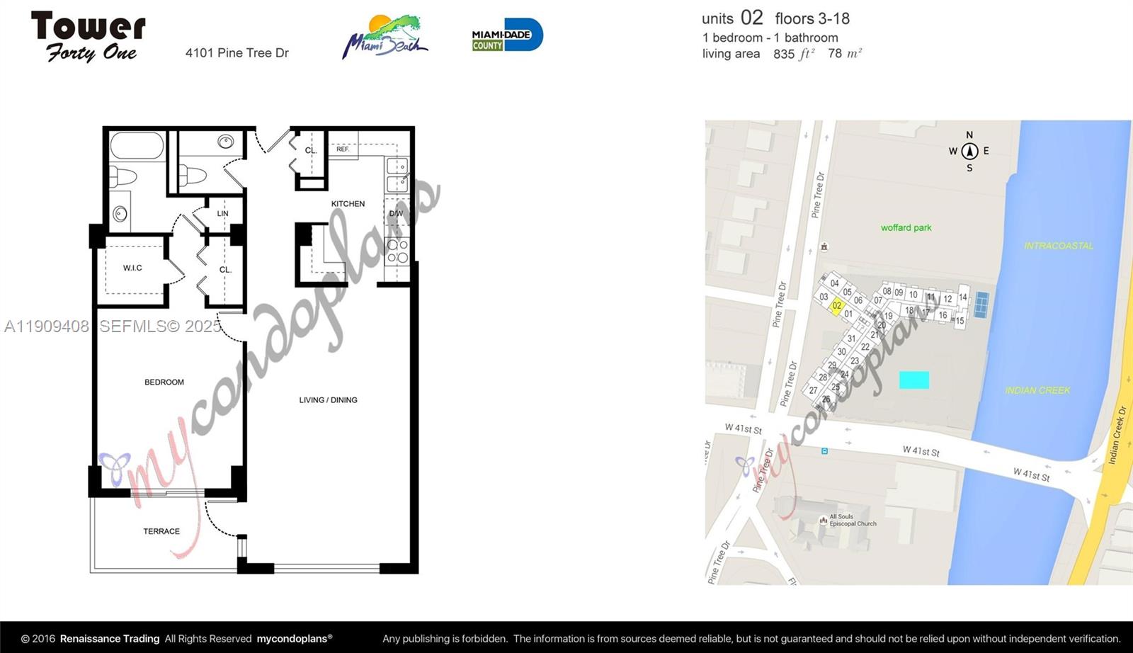 4101 Pine Tree Dr #802 Miami Beach, FL 33140