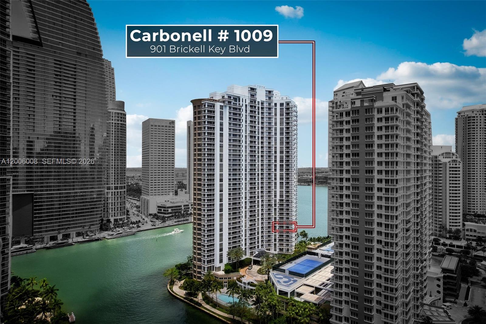 901 Brickell Key Blvd #1009 Miami, FL 33131