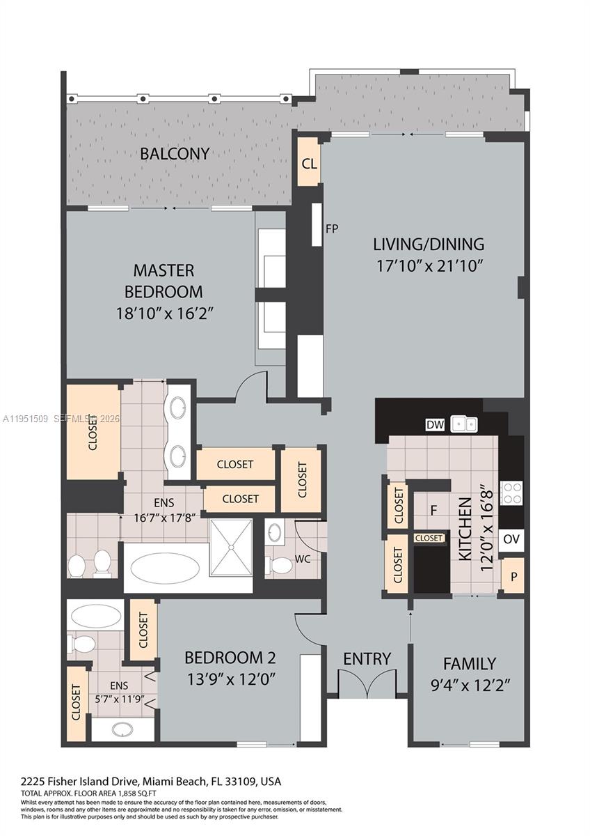 2225 Fisher Is Dr #3205 Miami Beach, FL 33109