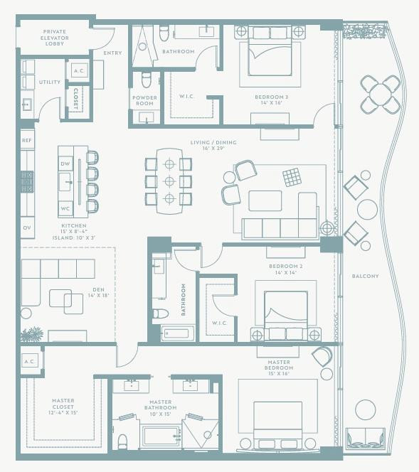 900 N Ocean #702 Pompano Beach, FL 33062