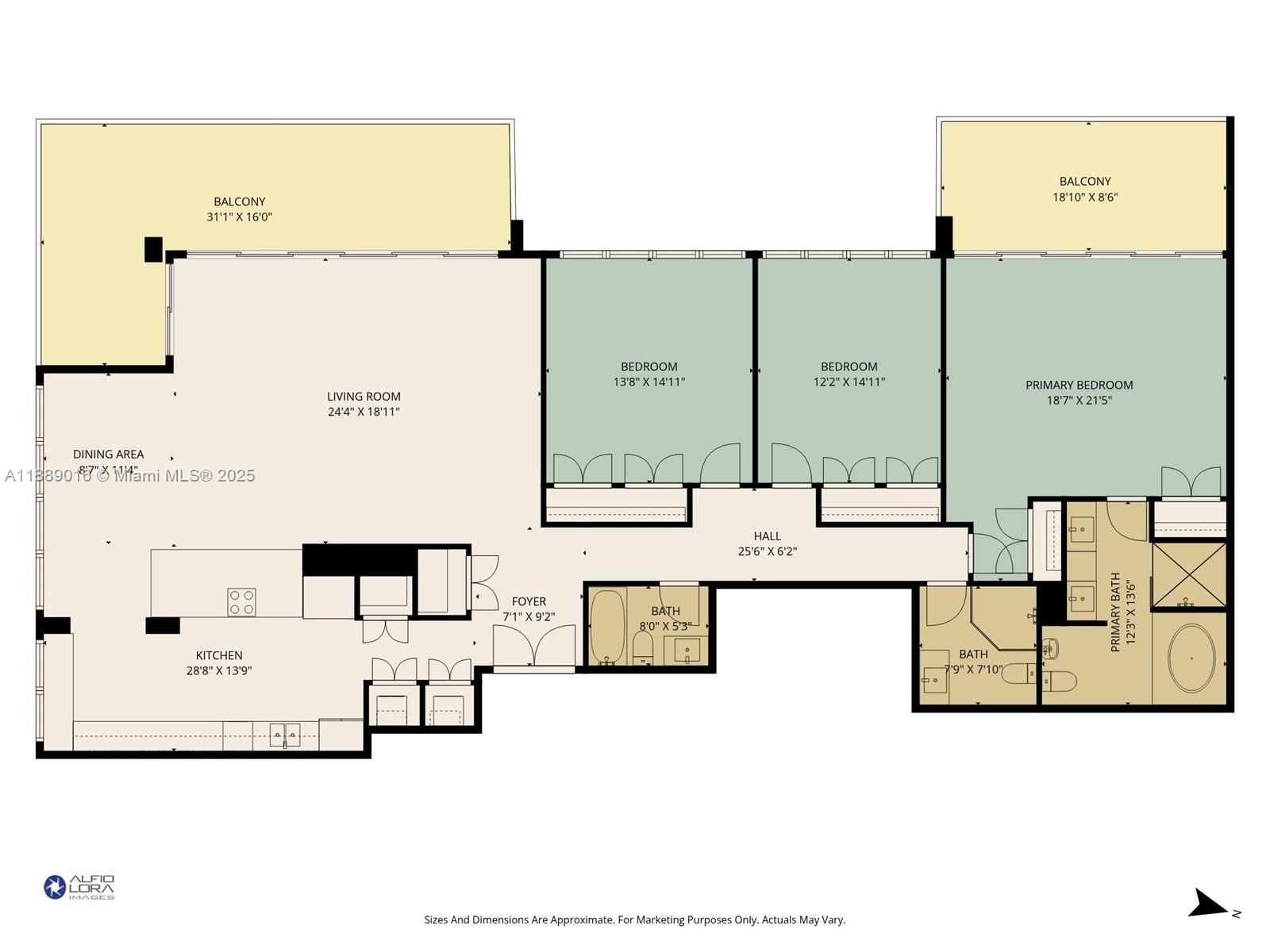 3 Grove Isle Dr #C1802 Coconut Grove, FL 33133