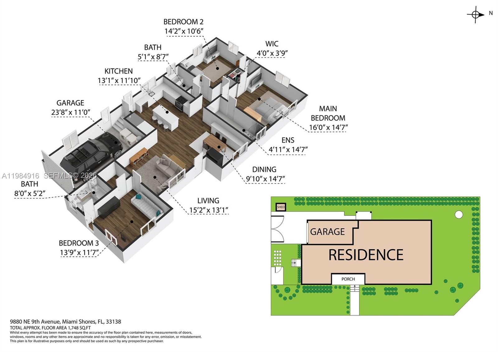 9880 NE 9th Ave Miami Shores, FL 33138