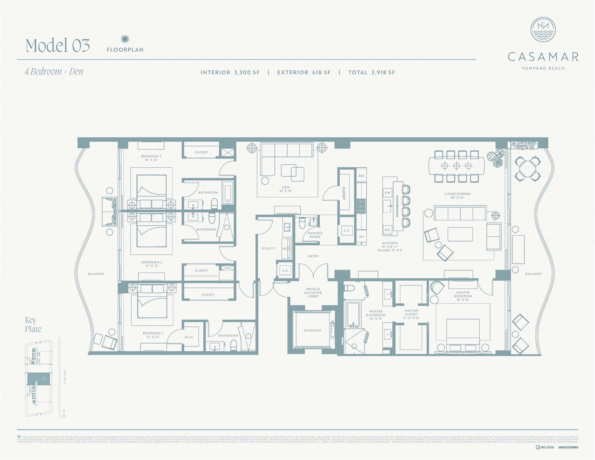 900 N Ocean Blvd #1603 Pompano Beach, FL 33062