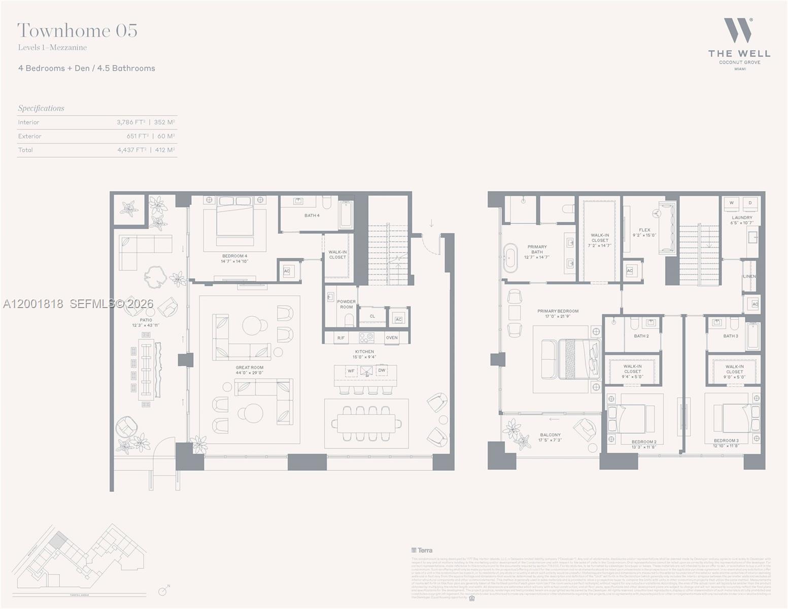 2855 Tigertail Ave #TH 05 Coconut Grove, FL 33133