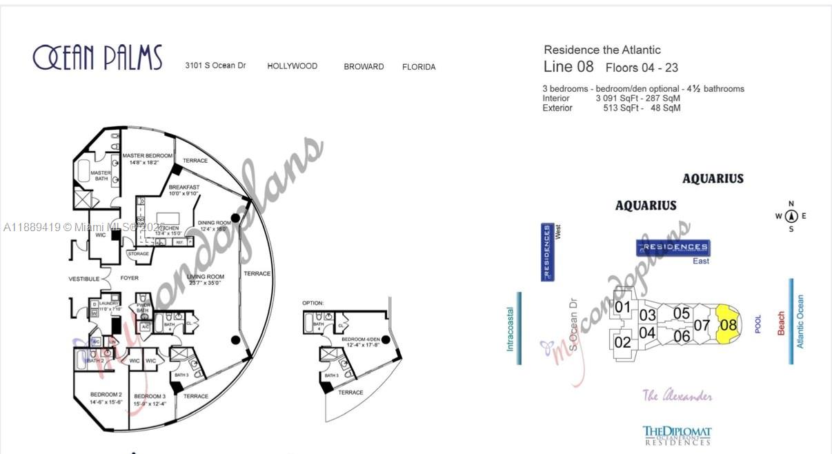 3101 S Ocean Dr #1608 Hollywood, FL 33019