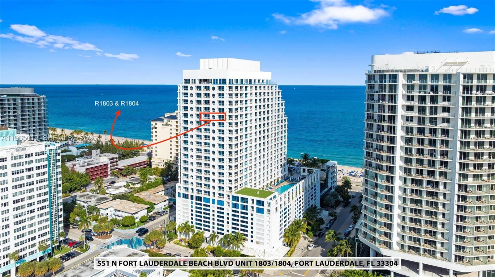 551 N Fort Lauderdale Bch Blvd #R1804 Fort Lauderdale, FL 33304