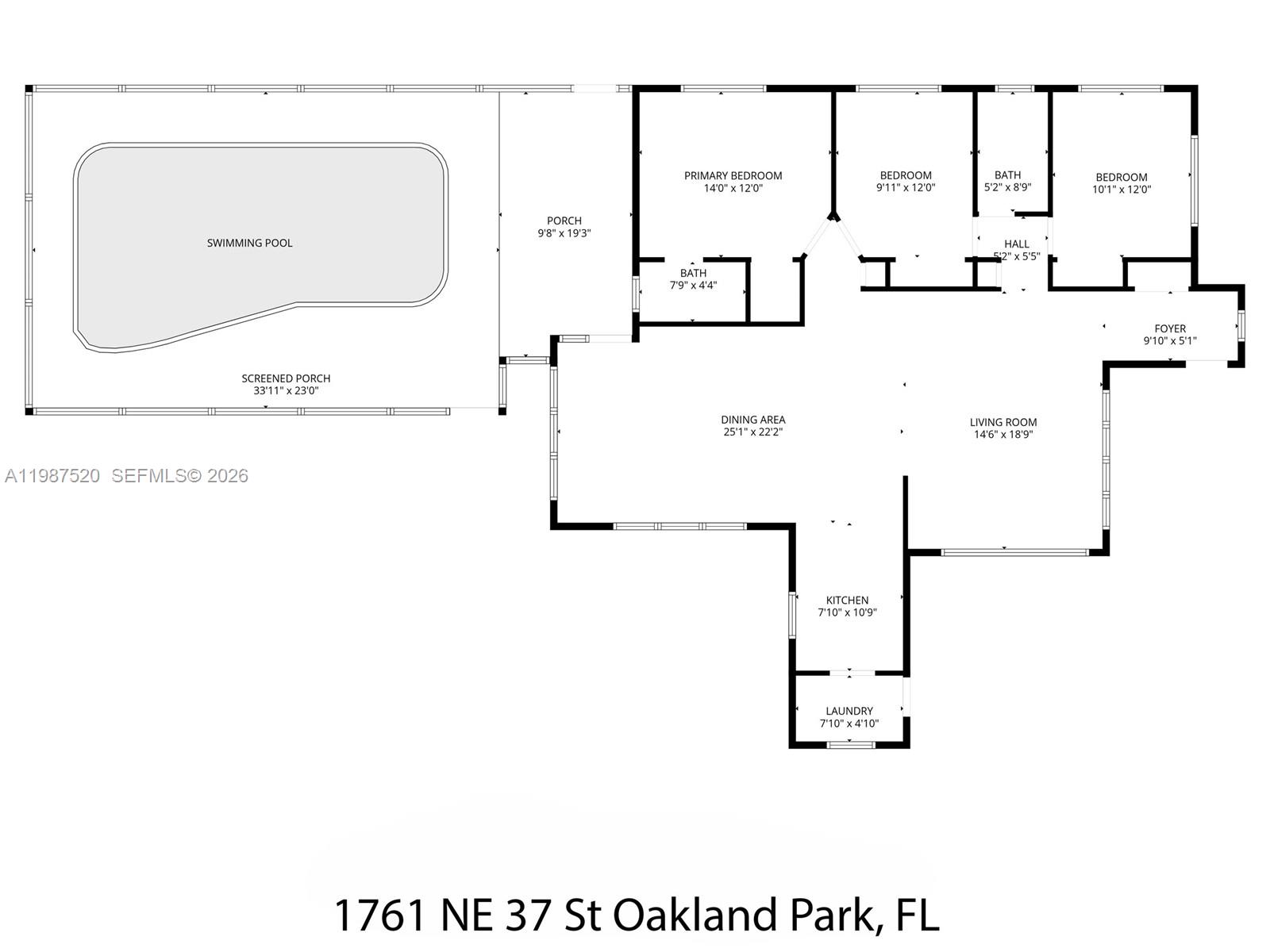 1761 NE 37th St Oakland Park, FL 33334