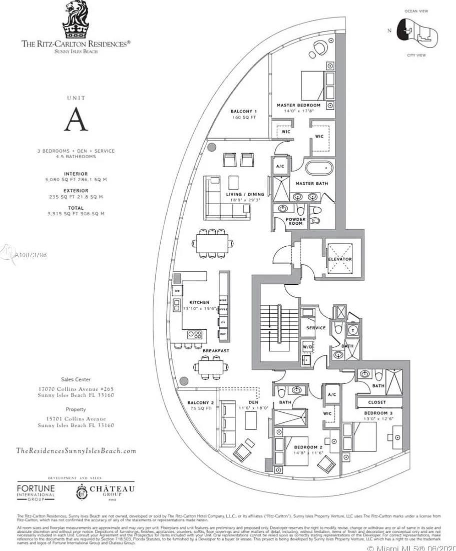 15701 Collins Ave #701 Sunny Isles Beach, FL 33160