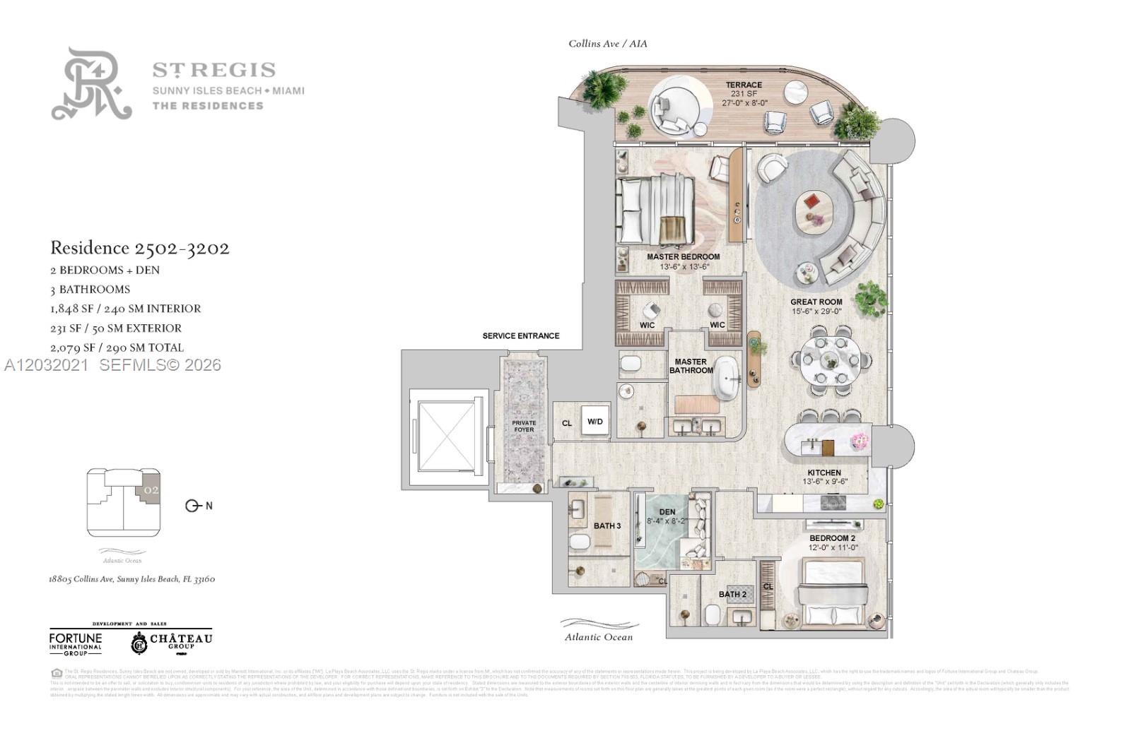 18805 Collins Ave #2702 Sunny Isles Beach, FL 33160