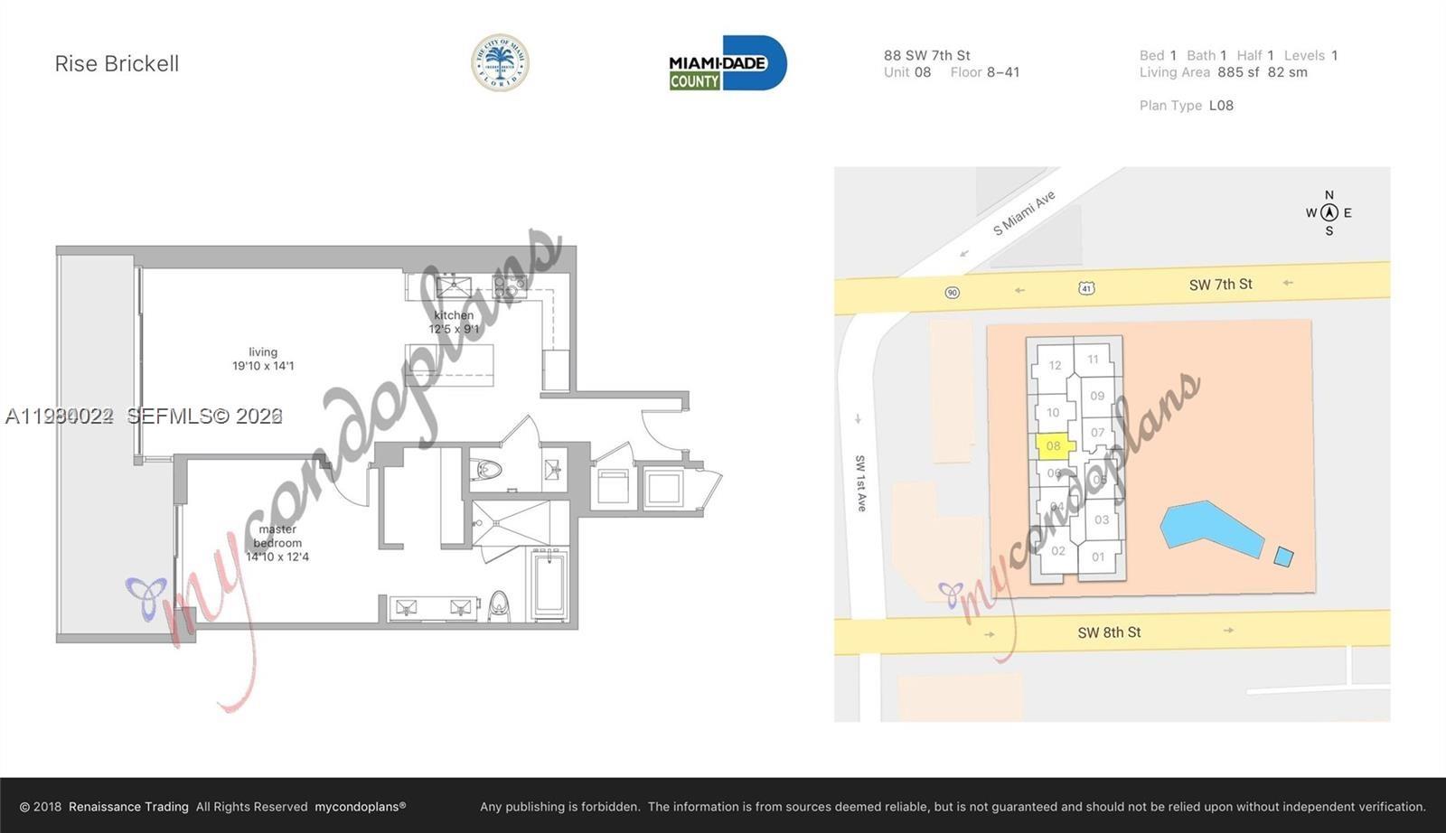 88 SW 7th St #2706 Miami, FL 33130