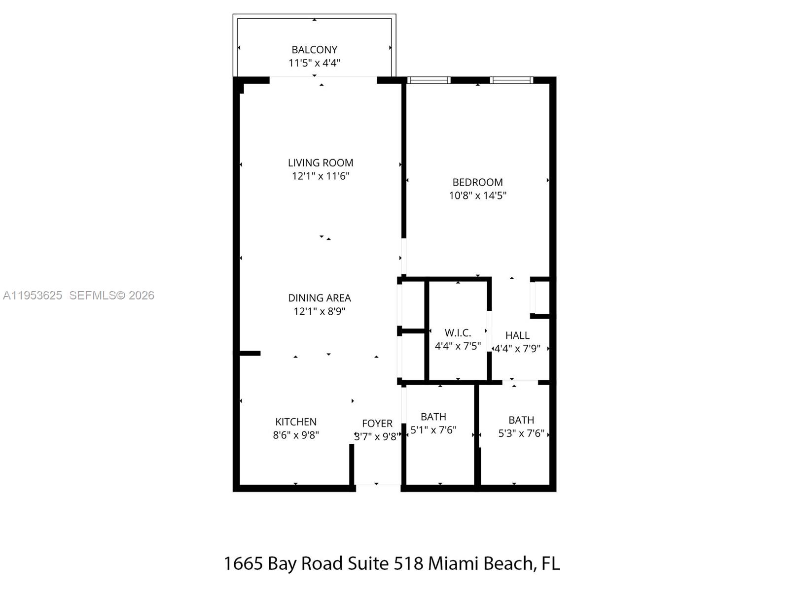 1665 Bay Rd #518 Miami Beach, FL 33139