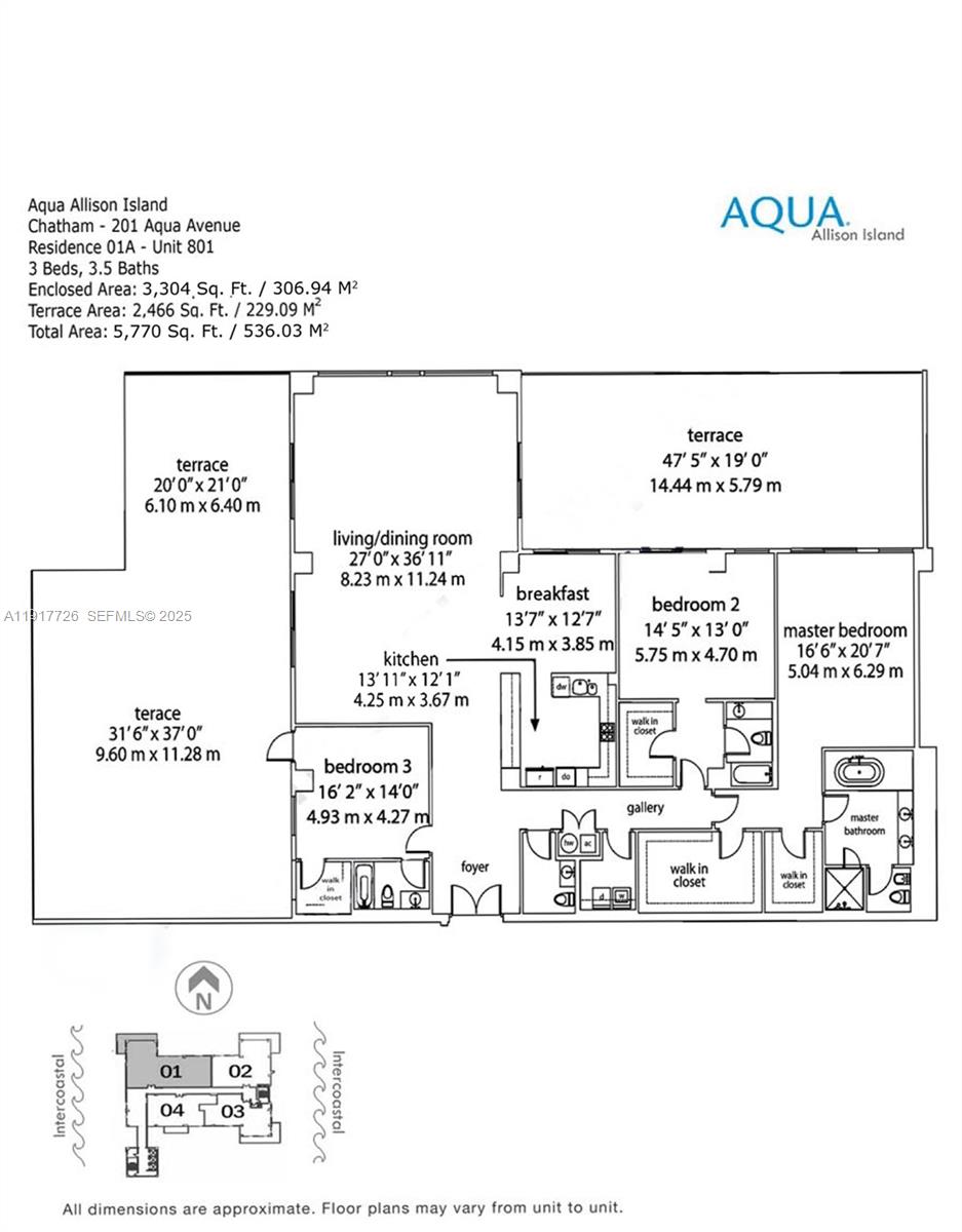 201 Aqua Ave #801 Miami Beach, FL 33141