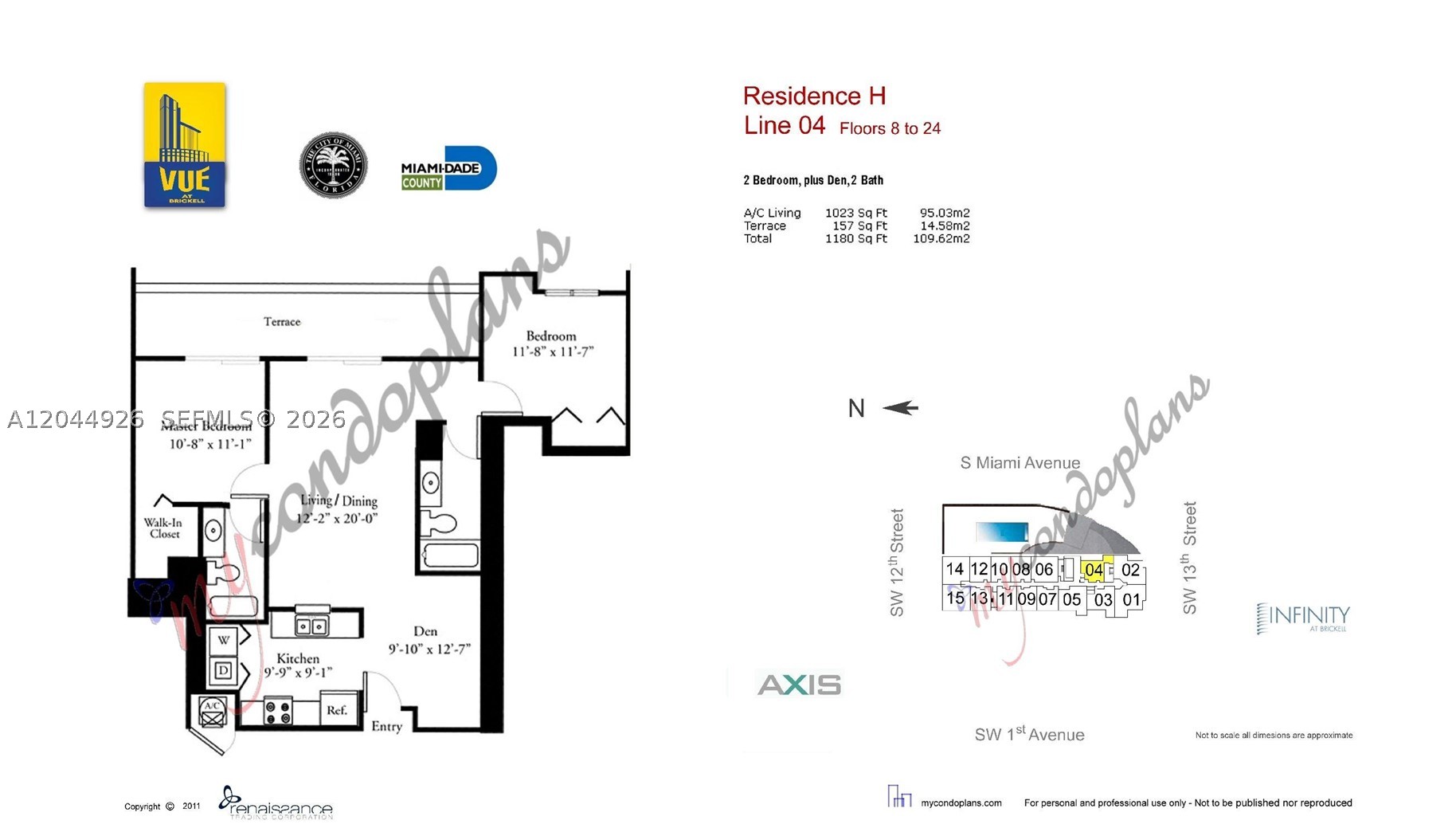 1250 S Miami Ave #2004 Miami, FL 33130