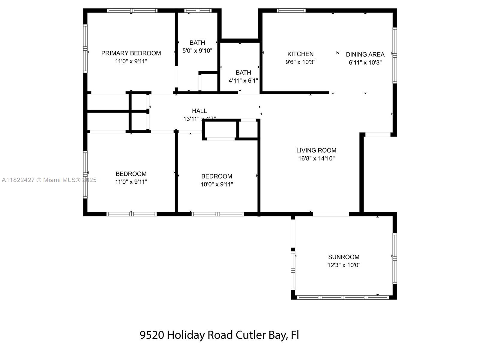 9520 Holiday Rd,Cutler Bay, FL 33157