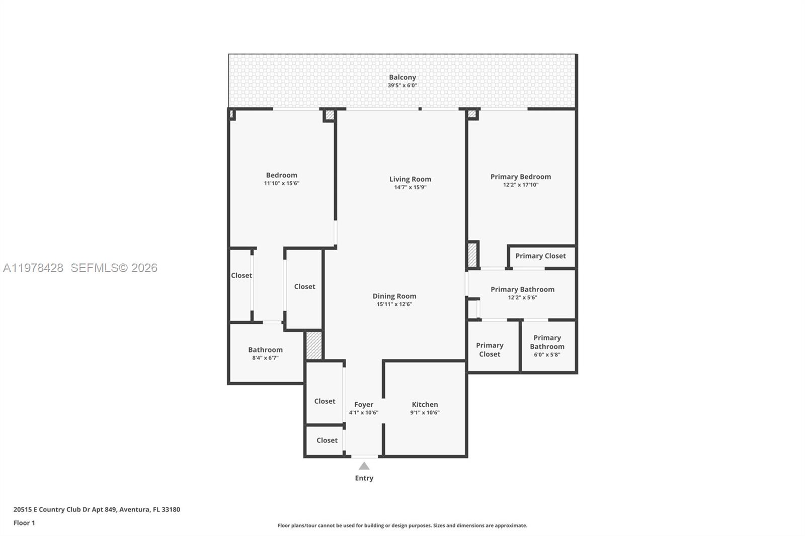 20515 E Country Clb Dr #849 Aventura, FL 33180