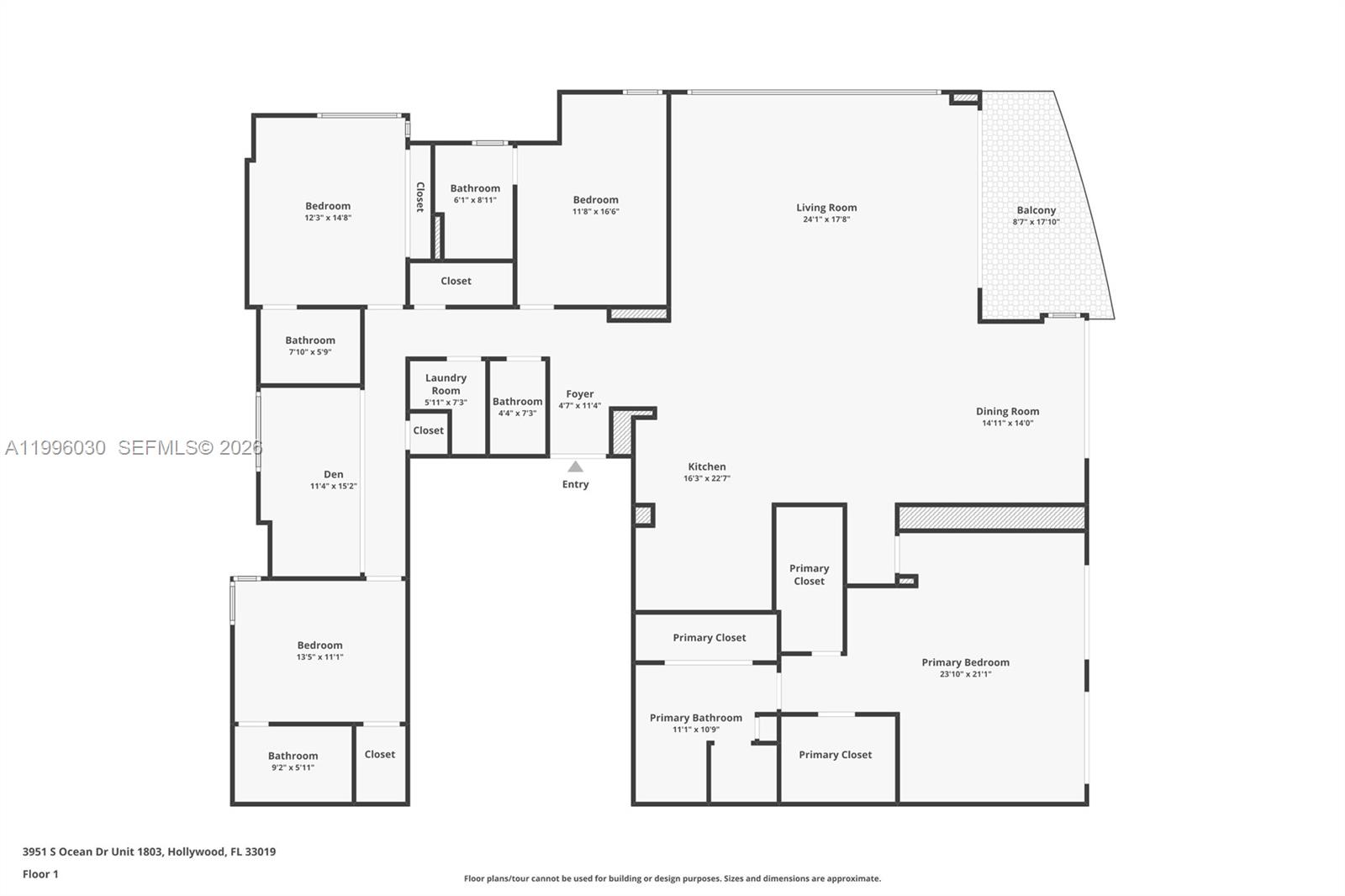 3951 S Ocean Dr #1803 Hollywood, FL 33019