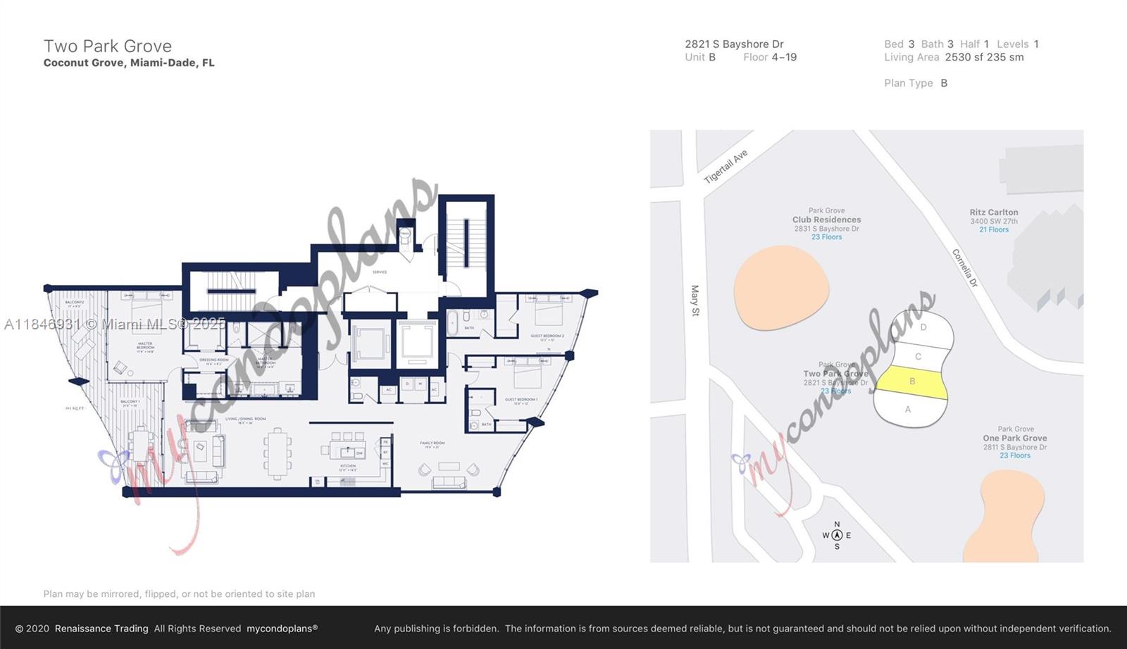 2821 S Bayshore Dr #7B Coconut Grove, FL 33133