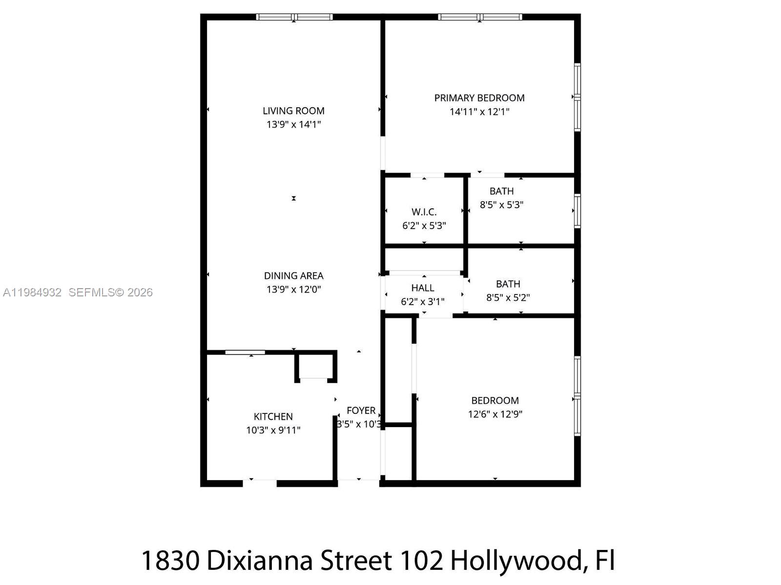 1830 Dixieanna St #102 Hollywood, FL 33020