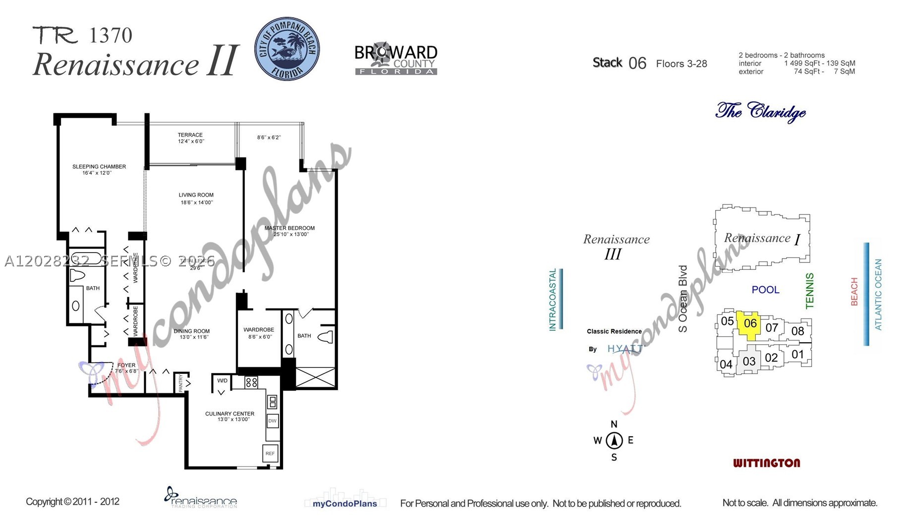1370 S Ocean Blvd #1206 Pompano Beach, FL 33062