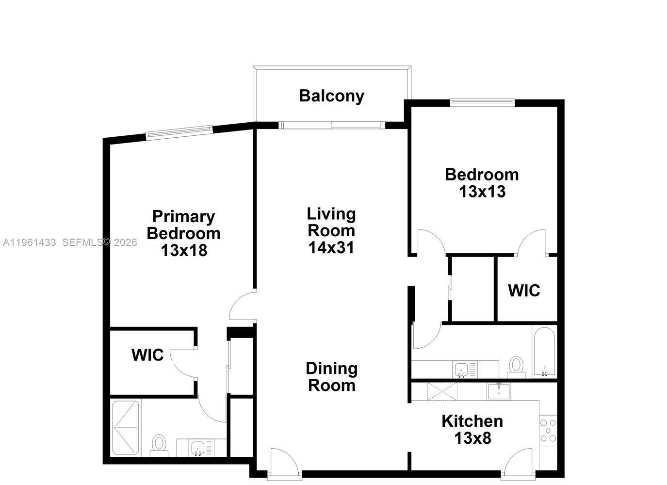 90 Edgewater Dr #PH25 Coral Gables, FL 33133