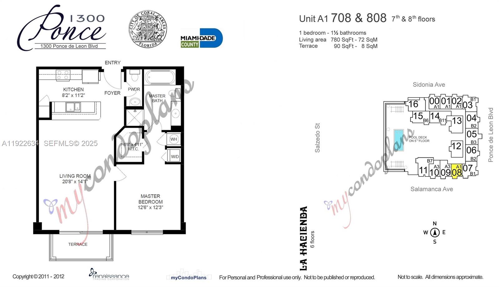 1300 Ponce De Leon Blvd #808 Coral Gables, FL 33134