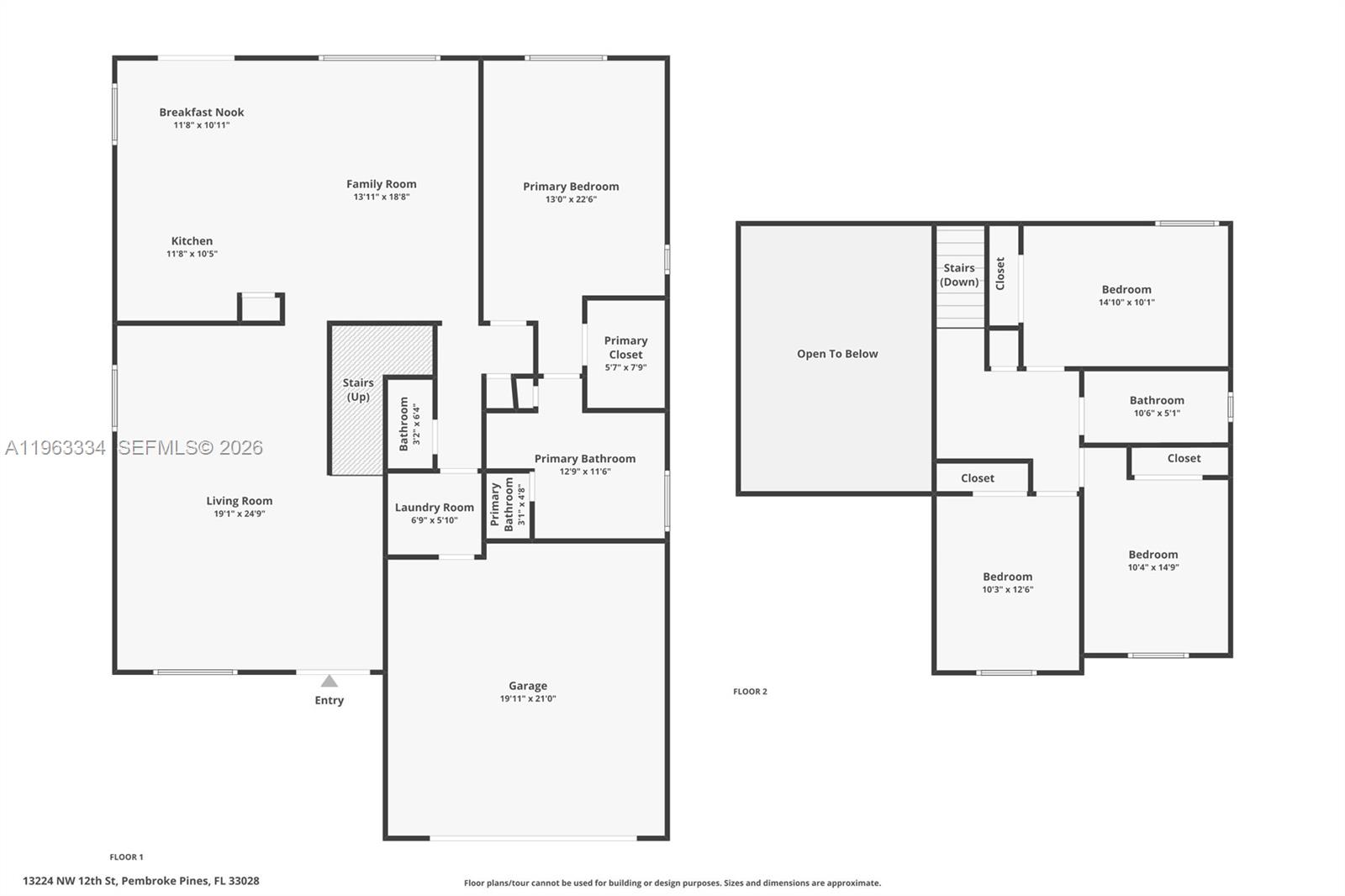 13224 NW 12th St Pembroke Pines, FL 33028