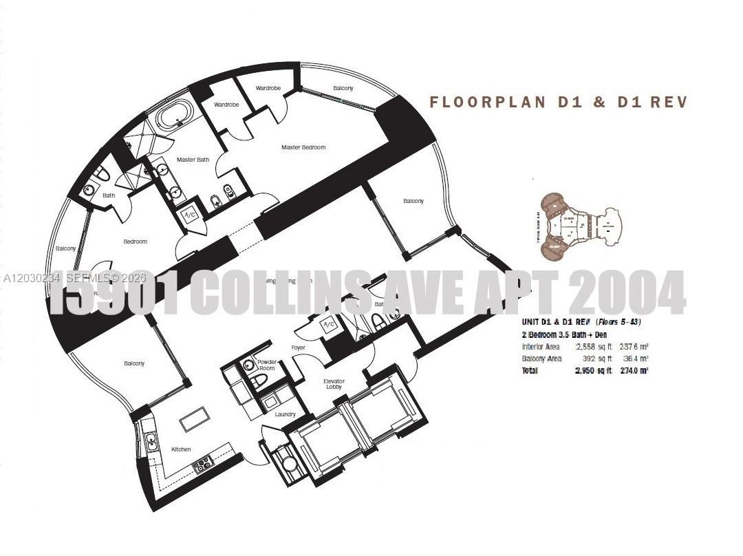 15901 Collins Ave #2004 Sunny Isles Beach, FL 33160