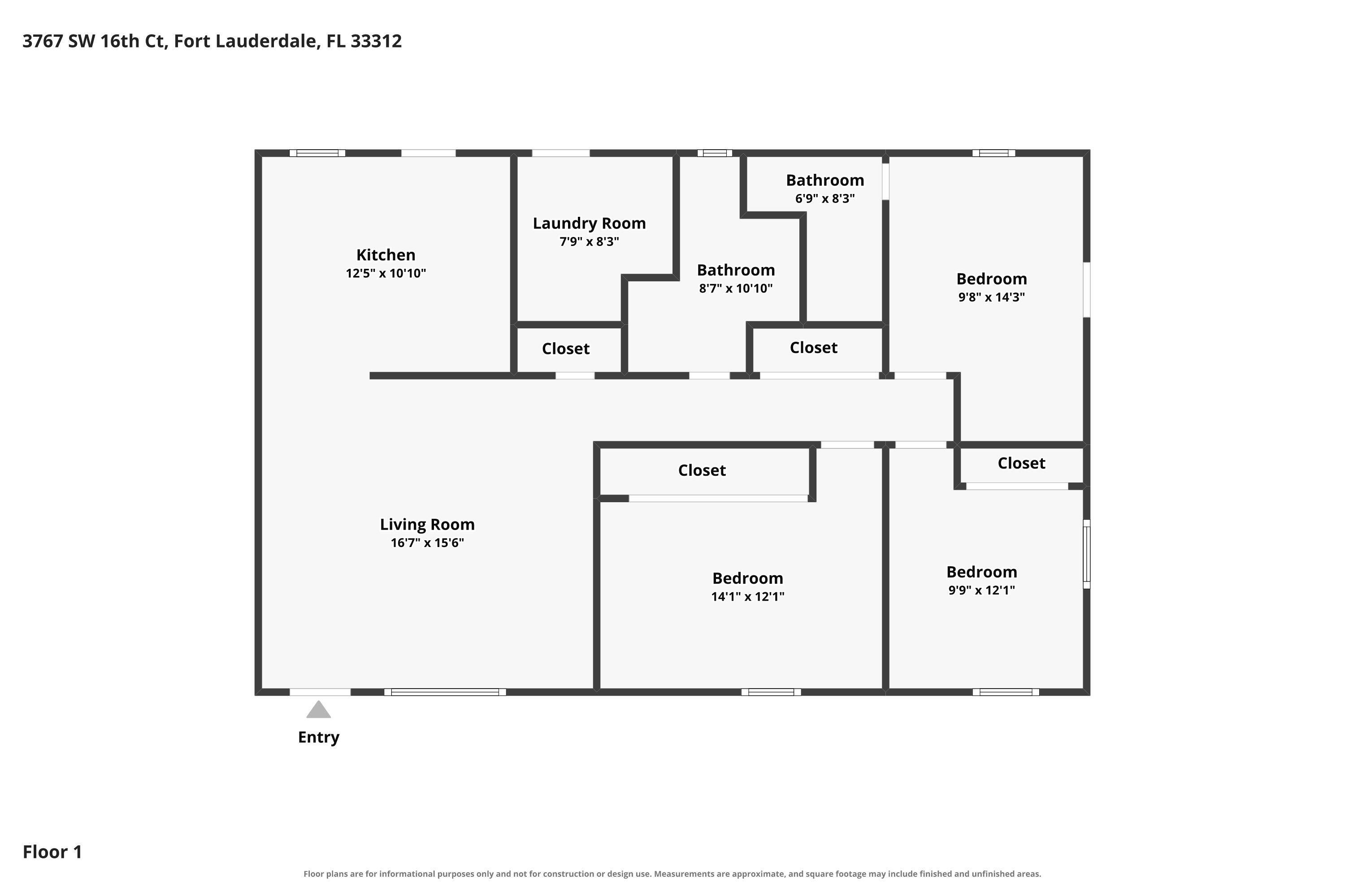 3767 SW 16th Ct Fort Lauderdale, FL 33312