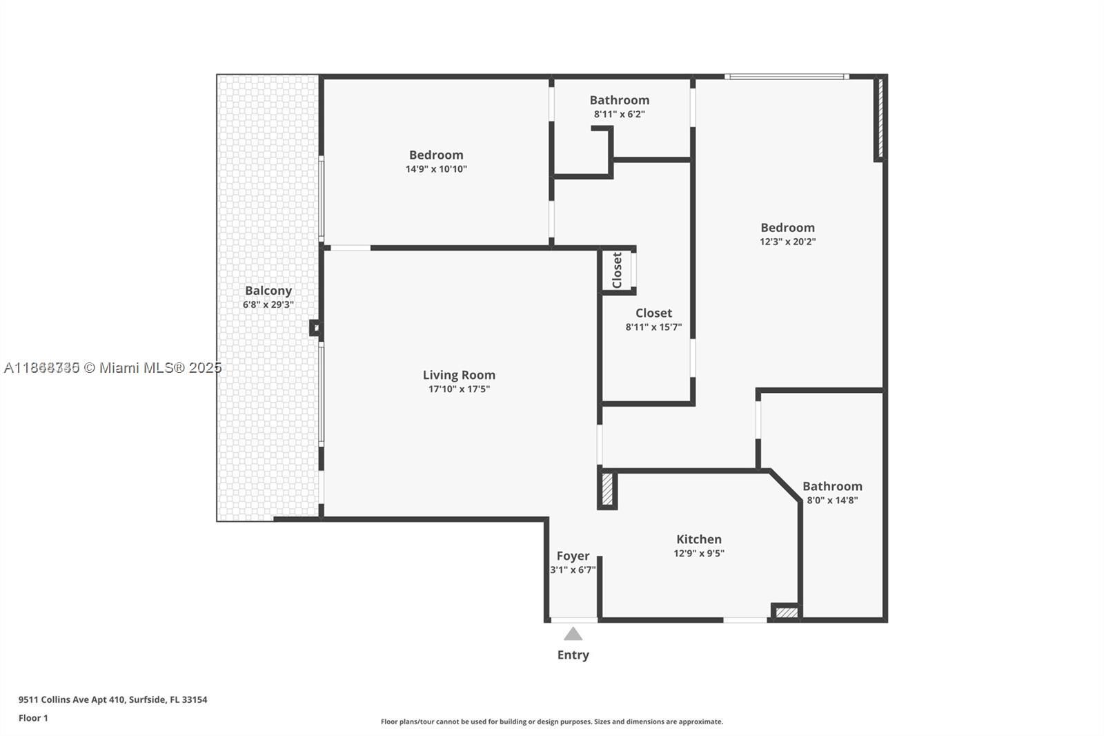 9511 Collins Ave #410 Surfside, FL 33154