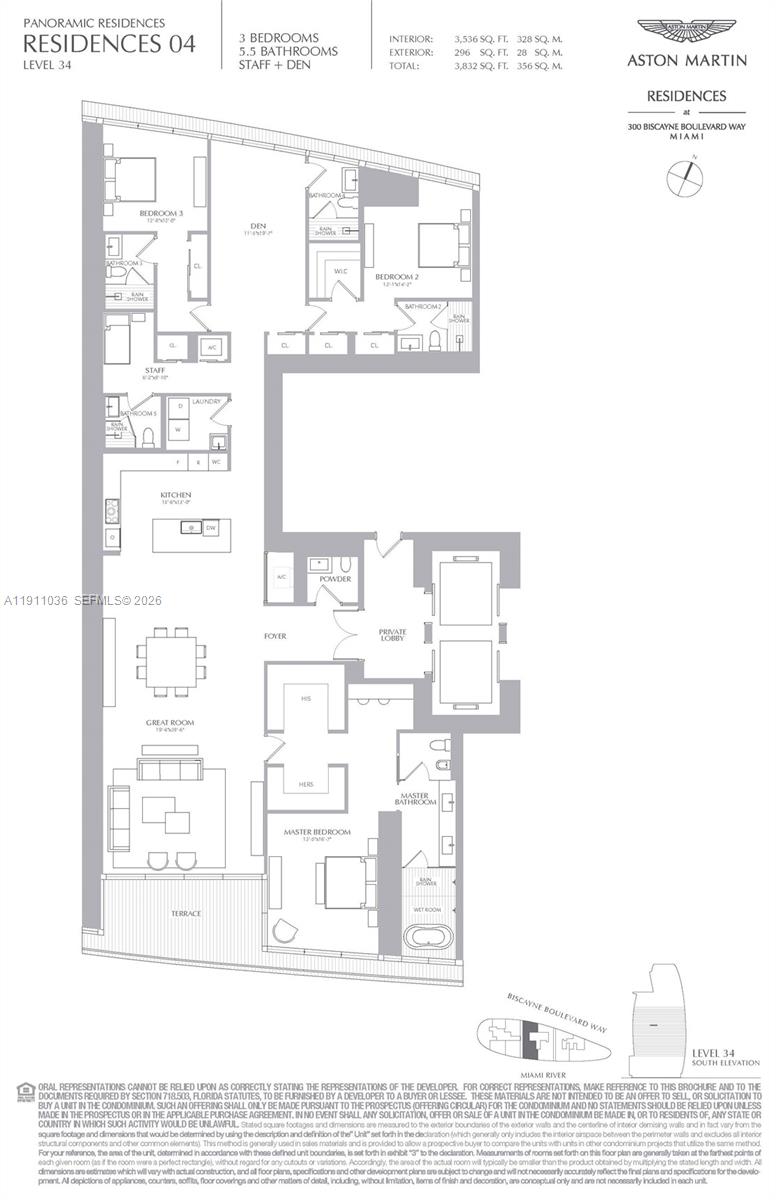 300 Biscayne Blvd Way #3404C Miami, FL 33131