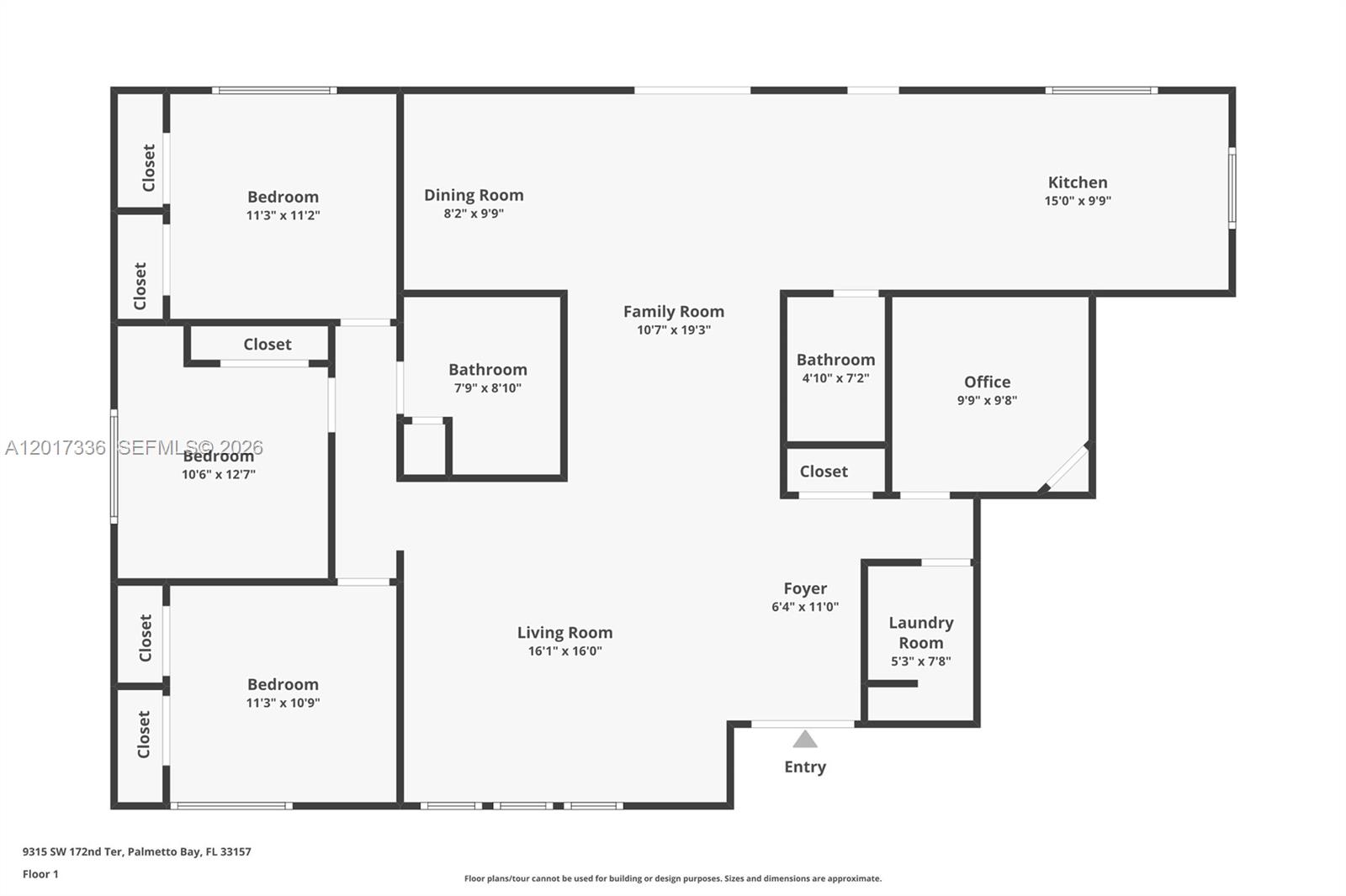 9315 SW 172nd Ter Palmetto Bay, FL 33157