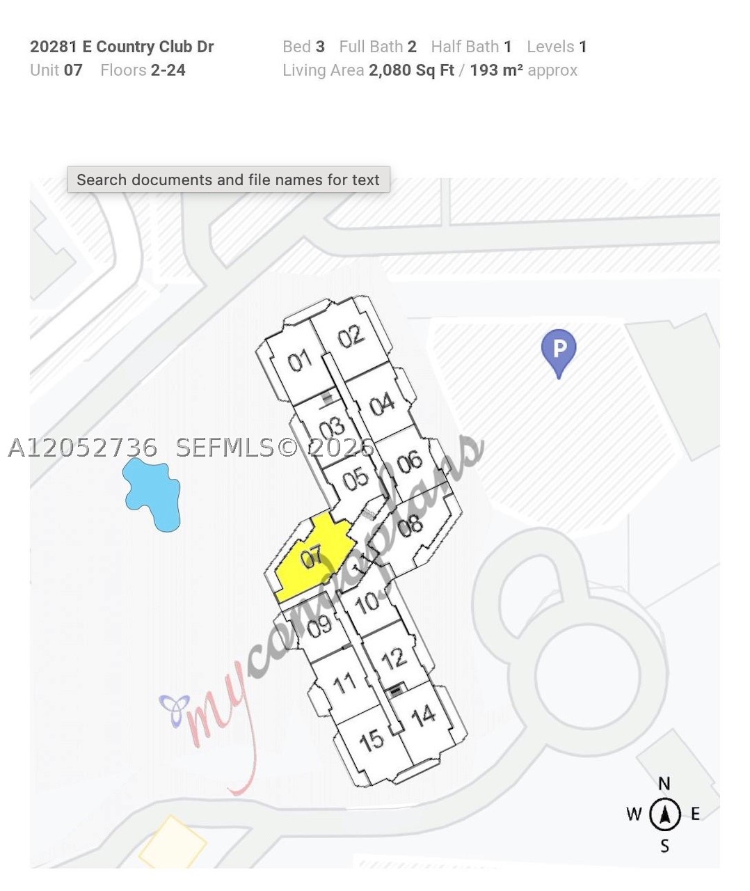 20281 E Country Clb Dr #1907 Aventura, FL 33180