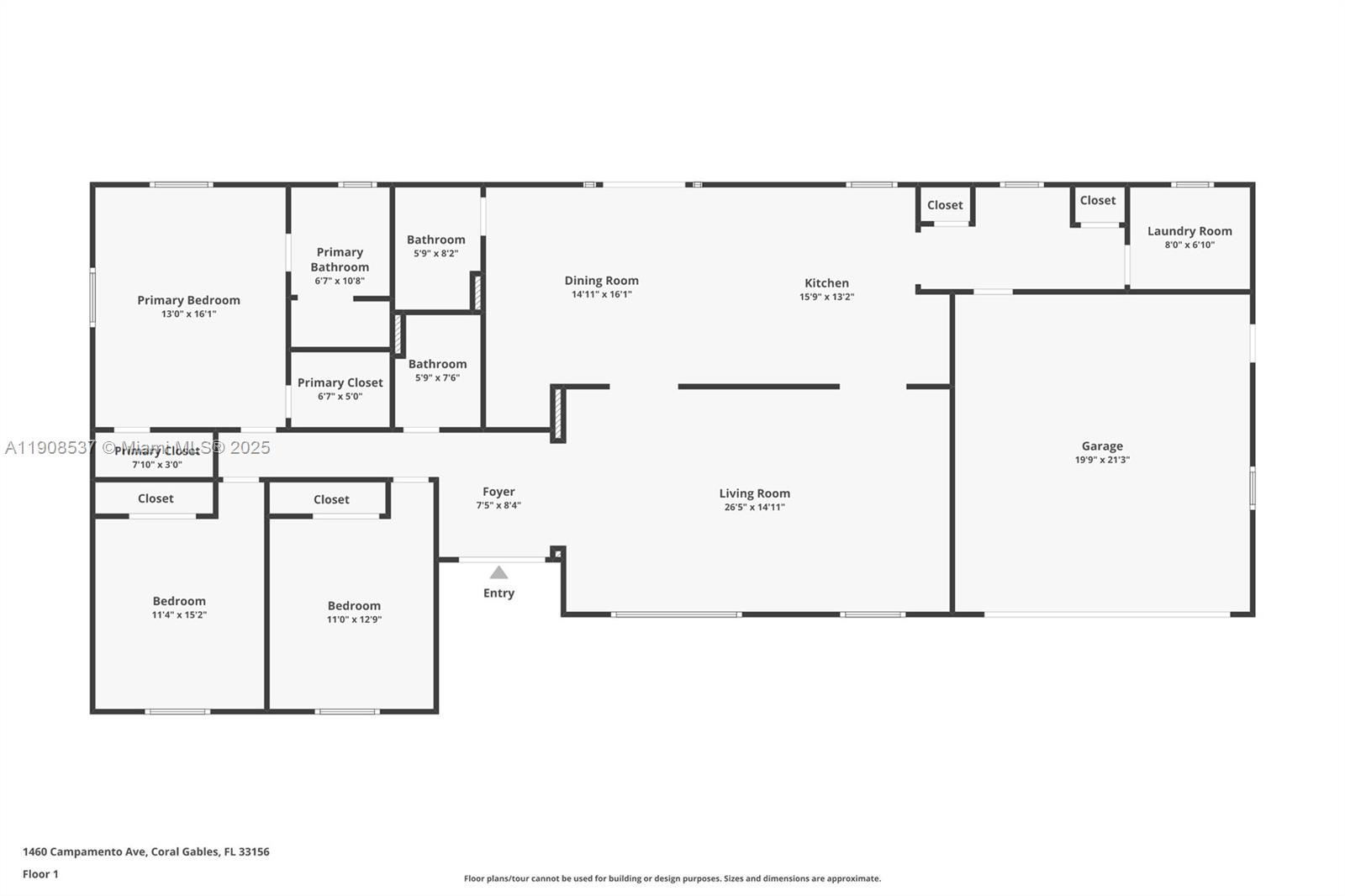 1460 Campamento Ave Coral Gables, FL 33156