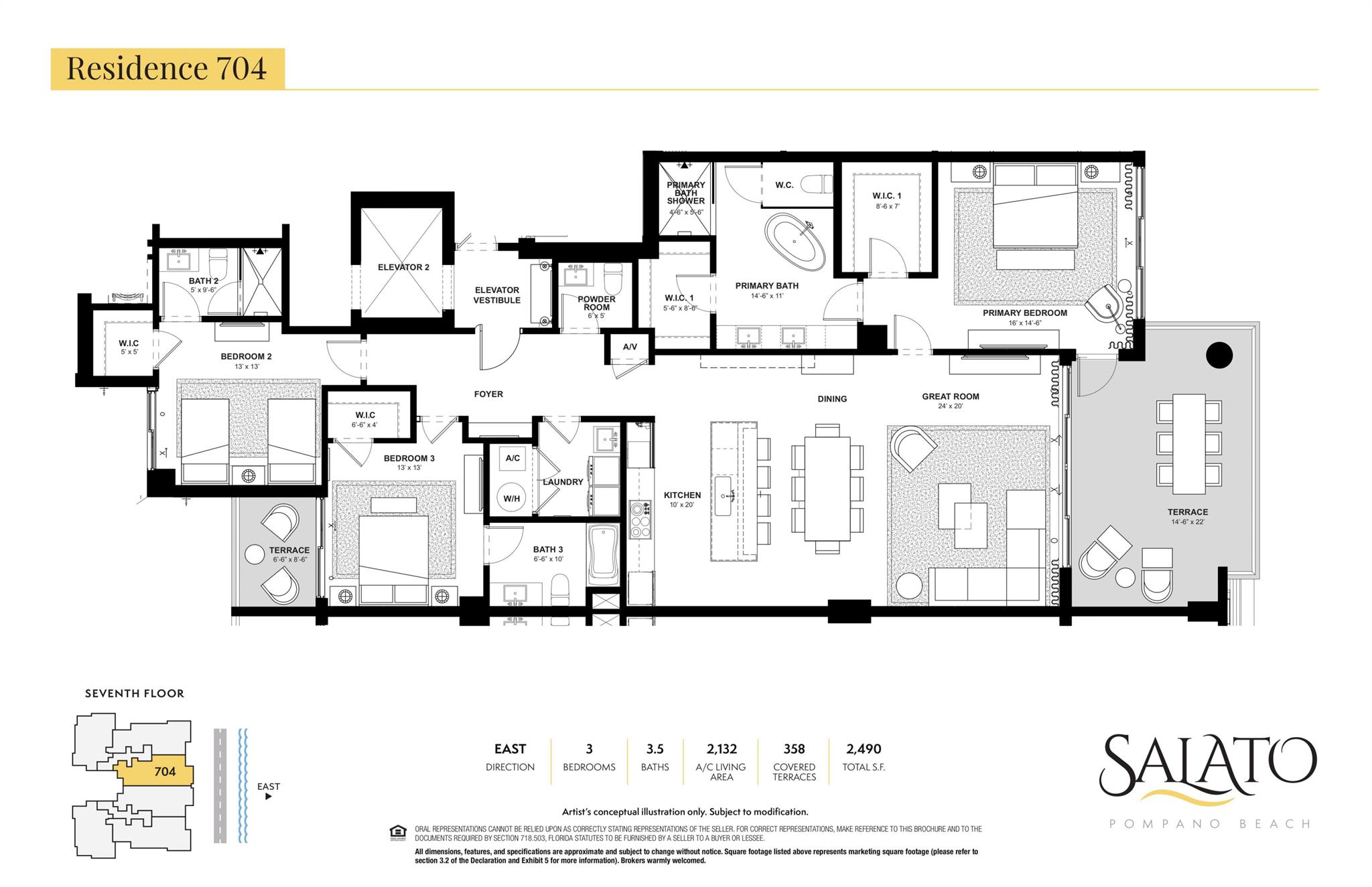 305 Briny Ave #704,Pompano Beach, FL 33062