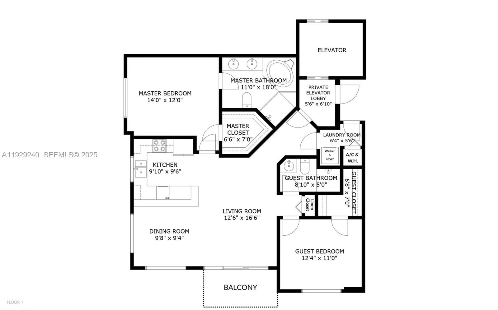 1607 Ponce De Leon Blvd #12E Coral Gables, FL 33134