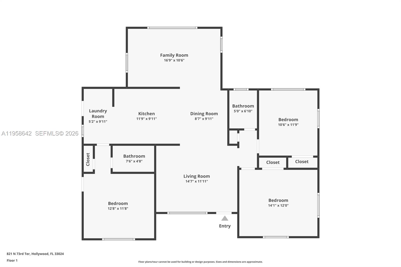 821 N 73rd Ter Hollywood, FL 33024