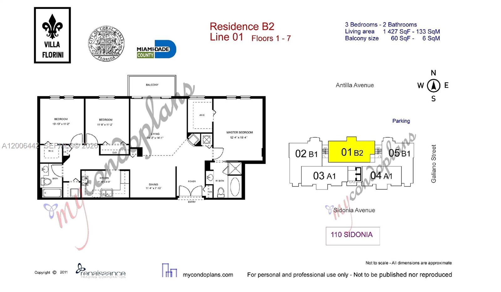 101 Sidonia Ave #301 Coral Gables, FL 33134