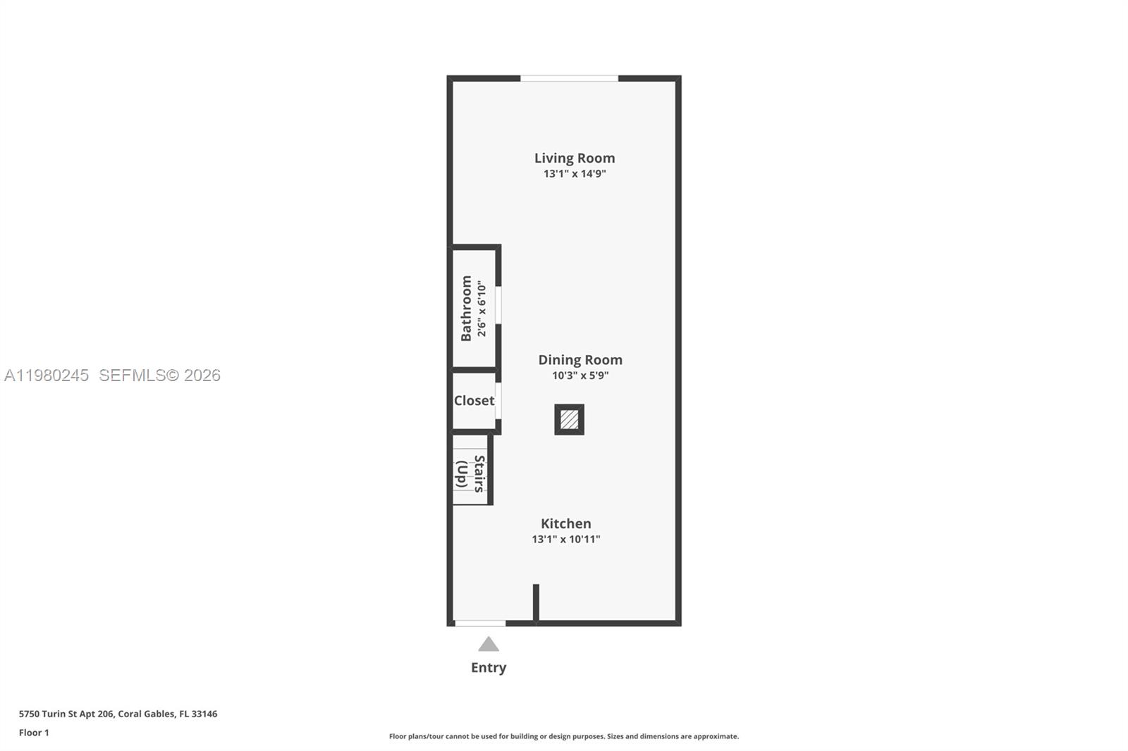 5750 Turin St #206 Coral Gables, FL 33146