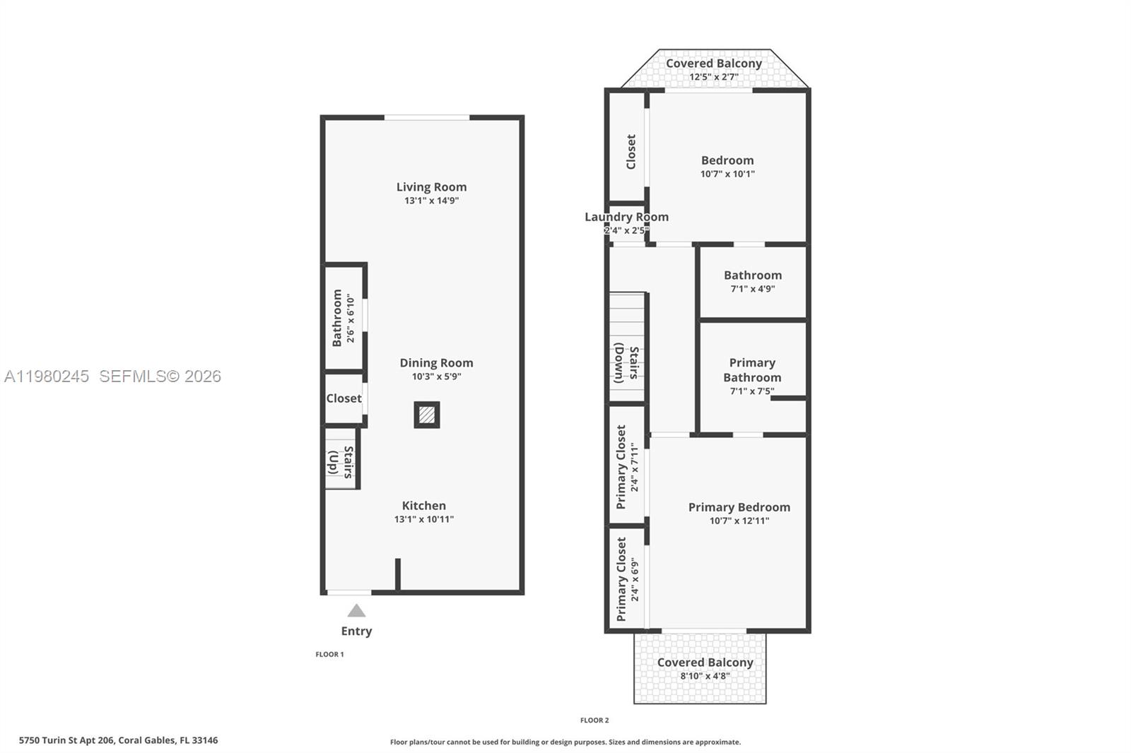 5750 Turin St #206 Coral Gables, FL 33146