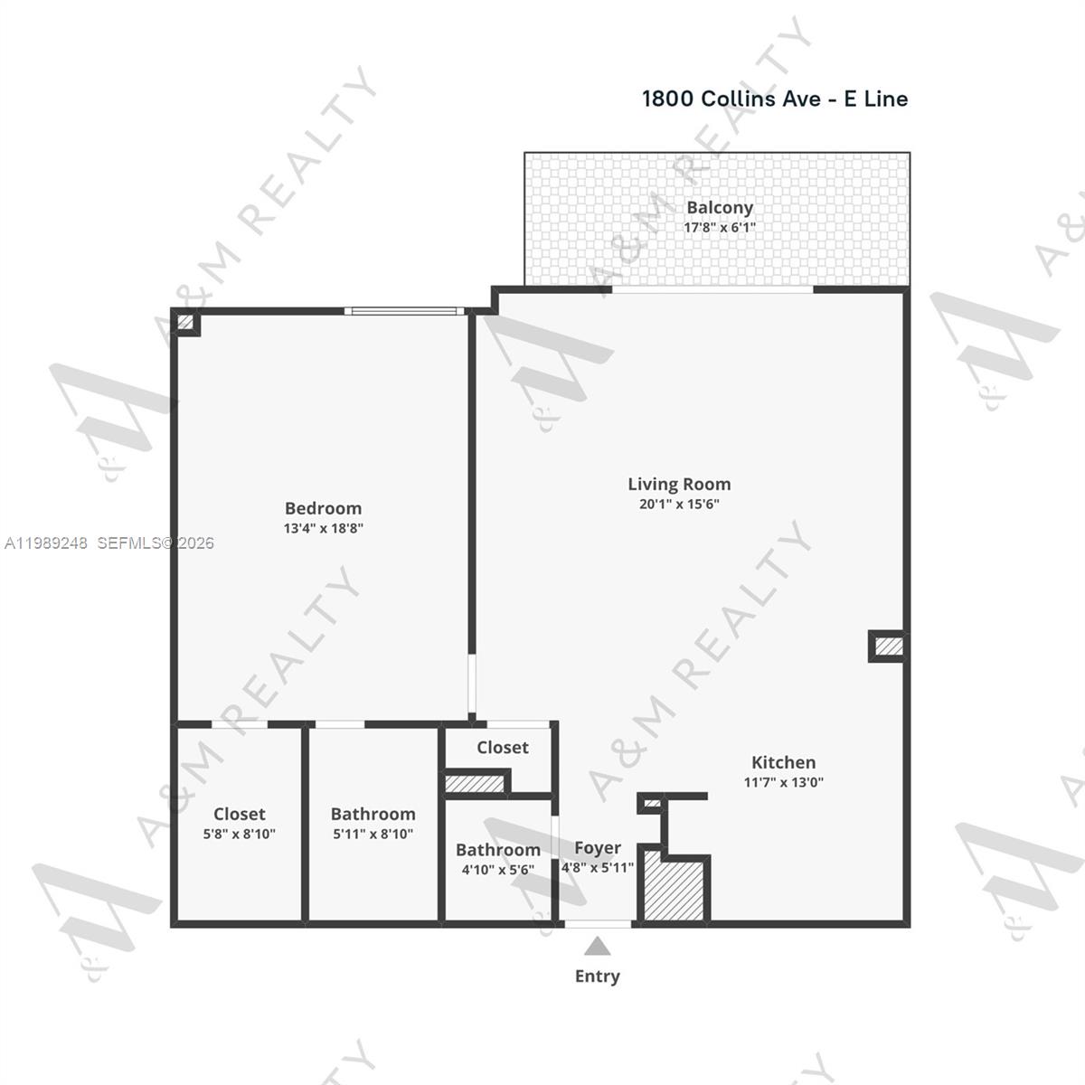 1800 Collins Ave #9E Miami Beach, FL 33139