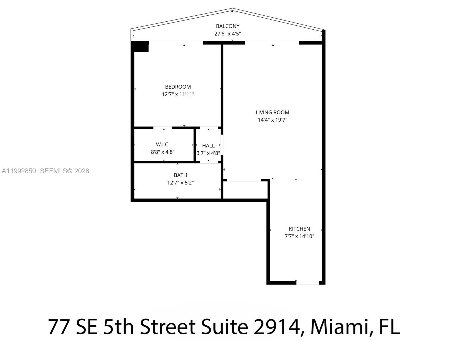 77 SE 5th St #2914 Miami, FL 33131
