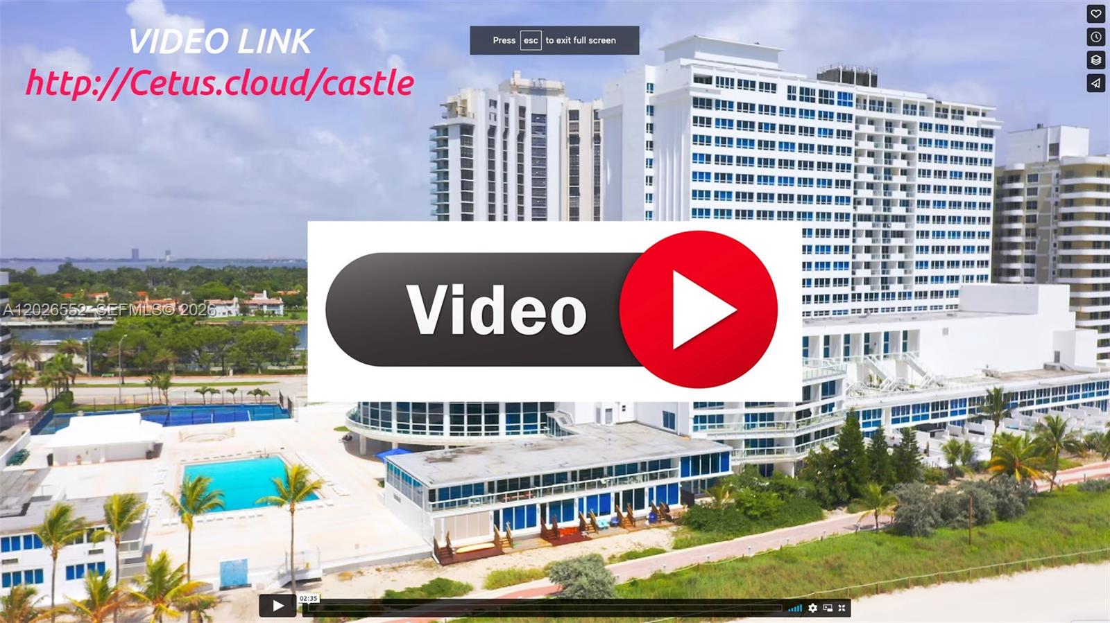 5445 Collins Ave #P2 Miami Beach, FL 33140