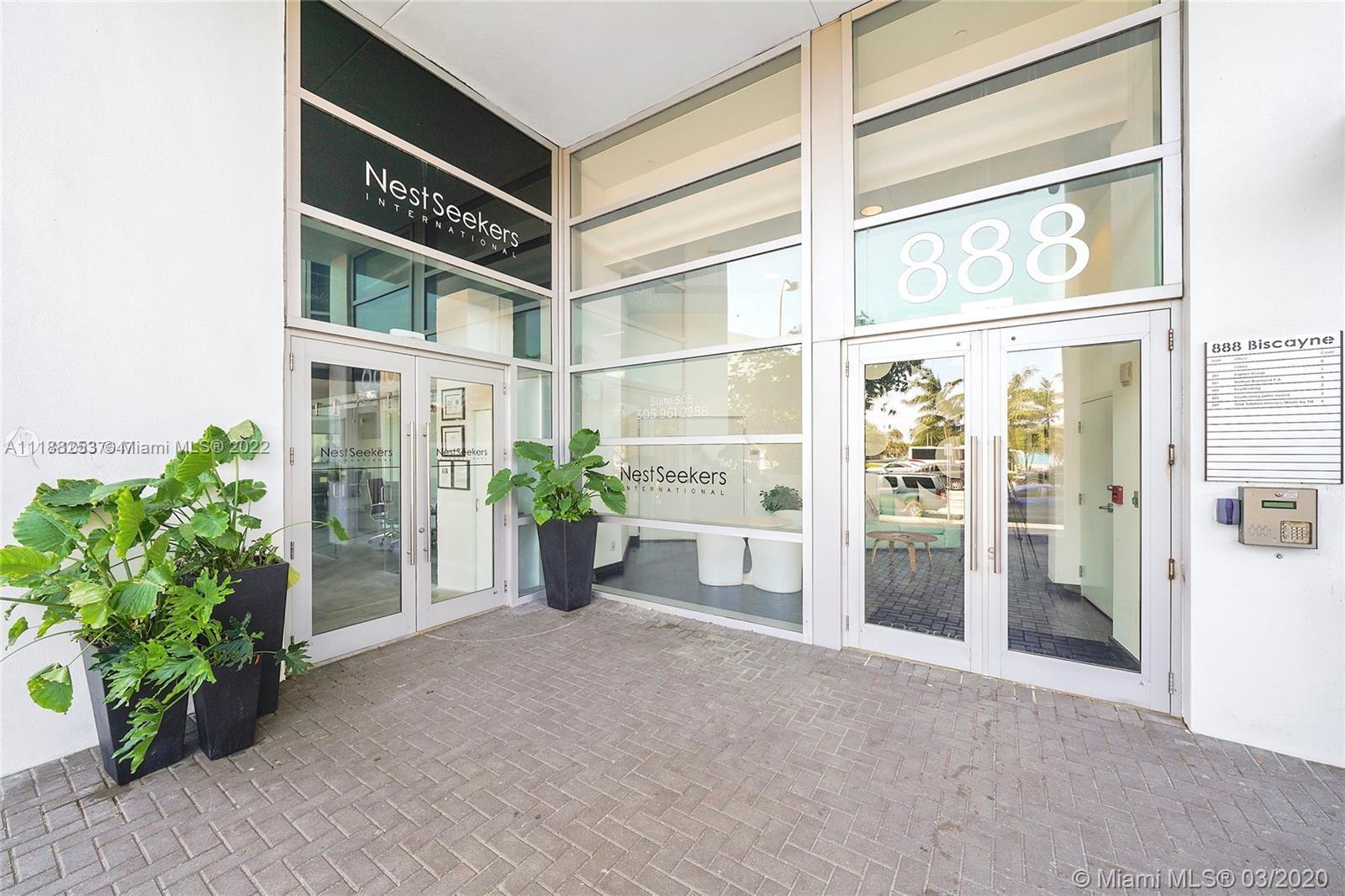 888 Biscayne Blvd #CU6 Miami, FL 33132